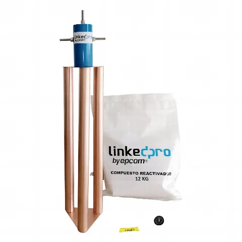 Electrodo para Corriente Máxima de 200 Amp. con Compuesto Mejorador de Terreno / Exterior