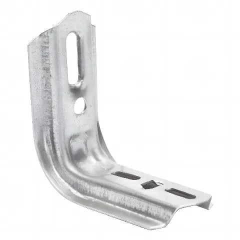 Ménsula omega tipo L 110mm inteligente, para montar charola de 50 a 100mm en pared o muro