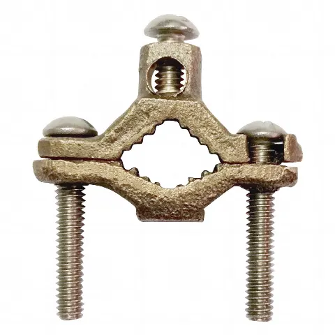 Conector para Tubo de hasta 1 1/4 a cable Cal. 4 AWG. Ideal para Aterrizaje de Torres TZ
