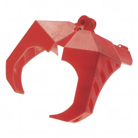 Dispositivo de Bloqueo LOTO para Válvulas de Bola, Para Diámetros de de 1.5 a 2 y Longitud de Mango Hasta 7.5, Color Rojo