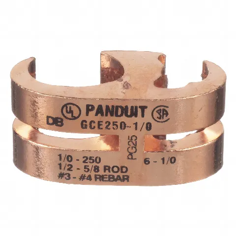 Conector de Conexión a tipo estilo E para Conductor 1/0 AWG STR ? 250 KCMIL MAIN y 6 AWG SOL ? 1/0 AWG STR TAP