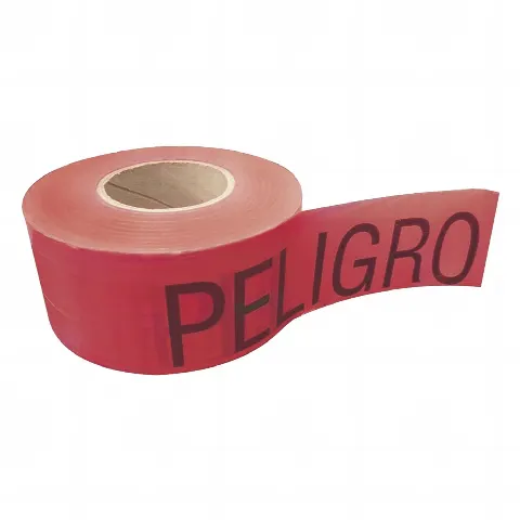Cinta para barricada PELIGRO de 100 m y ancho de 3.
