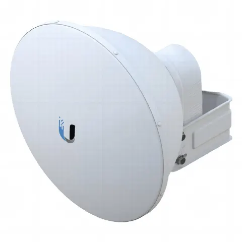 Antena Direccional airFiber X, ideal para enlaces Punto a Punto (PtP), frecuencia 5 GHz (5.1 - 5.9 GHz) de 23 dBi slant 45