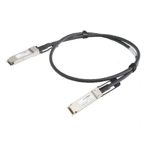 Cable DAC QSFP28 de 100 Gbps a 100 Gbps / Passive Direct Attach Copper Twinax Cable / Longitud: 1 metro 
