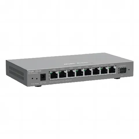 Router Balanceador Cloud, 8 puertos gigabit y 1 puerto SFP, soporta 4x WAN configurables, hasta 200 clientes.