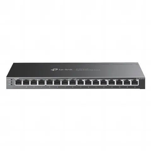 Switch Omada SDN Administrable 16 puertos 10/100/1000 Mbps / 8 Puertos PoE Inteligente af/at / Administración centralizada OMADA SDN / Presupuesto PoE 120W