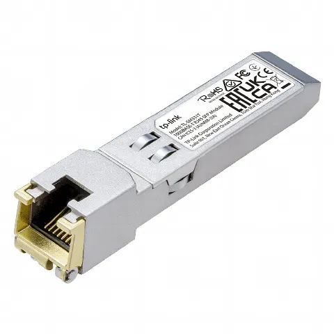 Transceptor mini-GBIC SFP RJ45 / Admite 1000BASE-T / Hasta 100 metros / Conector RJ45 (1G)