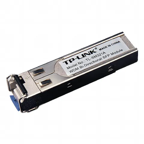 Transceptor mini-GBIC / SFP WDM Bi-Direccional / Monomodo 1GBase / Distancia 10 KM / Conector LC / (Necesita el modelo TL-SM321B para enlazar)