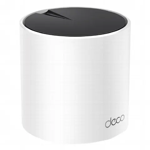 Router Inalámbrico MESH Interior para Hogar / Doble Banda Wi-Fi 6 AX3000 Mbps / 3 Puerto Gigabit WAN/LAN / 2 Antenas Internas / Administración Mediante la App Deco (iOS, Android) / Protección HomeShield