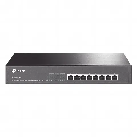 Switch Gigabit PoE+ no administrable de 8 puertos 10/100/1000 Mbps, para escritorio
