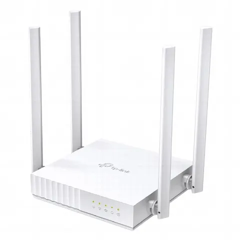 Router Inalámbrico doble banda AC, 2.4 GHz y 5 GHz Hasta 733 Mbps, 4 antenas externas omnidireccional, 4 Puertos LAN 10/100 Mbps, 1 Puerto WAN 10/100 Mbps