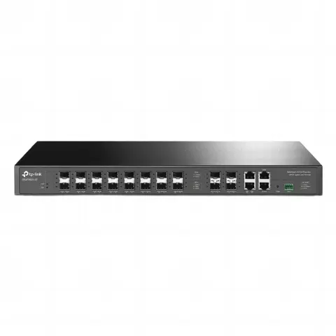 DeltaStream - OLT de 16 puertos GPON / Conexión de hasta 2,048 ONUs / 2 Puertos Gigabit RJ45 Uplink / 4 Puertos SFP+ Uplink / Fuentes Redundantes AC- AC (incluidas) / Administración desde la nube (DPMS)