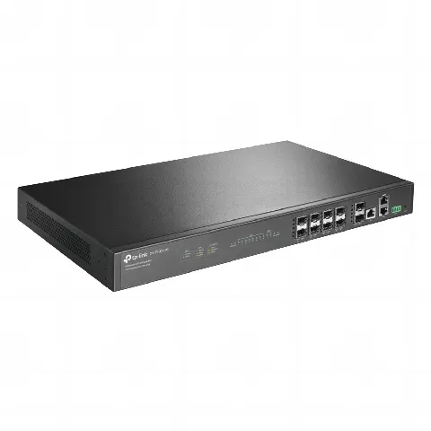 DeltaStream - OLT de 8 puertos GPON / Conexión de hasta 1,024 ONUs / 1 Puerto Gigabit RJ45 Uplink / 2 Puertos SFP+ Uplink / Fuentes redundantes AC- AC (incluidas) /  Administración desde la nube (DPMS)