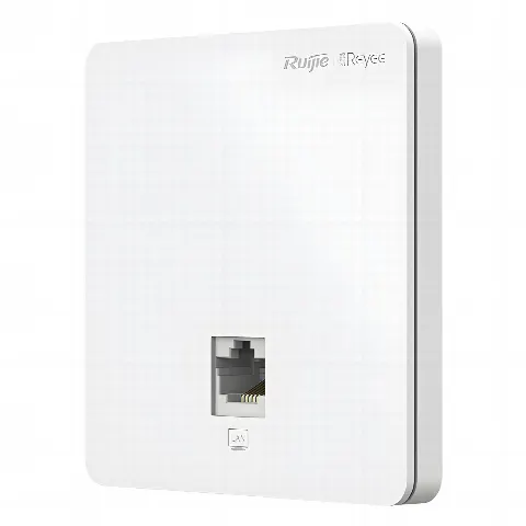 Punto de Acceso para pared, 802.11ac Wave 2, MIMO 2X2, 1.2 Gbps, puerto adicional frontal 10/100 ideal para habitaciones