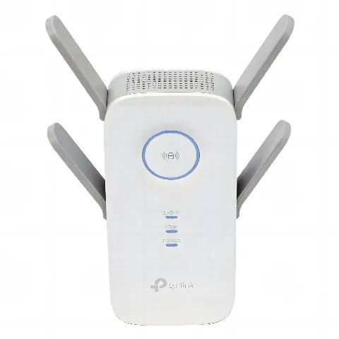 Repetidor / Extensor de Cobertura WiFi AC, 2600 Mbps, doble banda 2.4 GHz y 5 GHz, con 1 puerto 10/100/1000 Mbps, 4 antenas externas