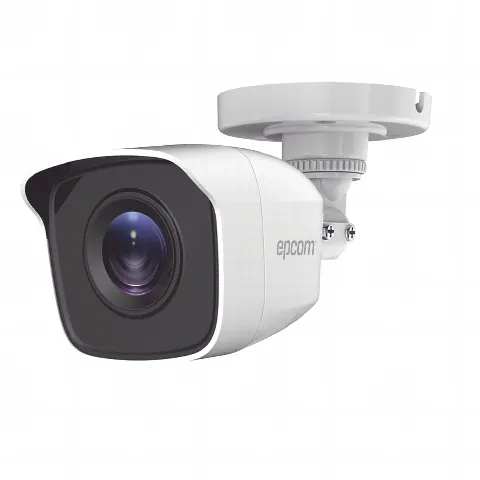 Bala TURBOHD 2 Megapíxeles (1080p) / Gran Angular 103° / Lente 2.8 mm / IR EXIR Inteligente 20 mts / Exterior IP66 / dWDR / TVI-AHD-CVI-CVBS / Policarbonato