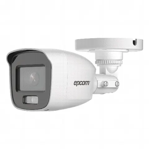 Bala TURBOHD 2 Megapíxel (1080p) / Lente 2.8 mm / ColorVu / Microfono Integrado / Imagen a Color 24/7 / Policarbonato / Luz Blanca 20 mts / Exterior IP66 / TVI-AHD-CVI-CVBS / dWDR