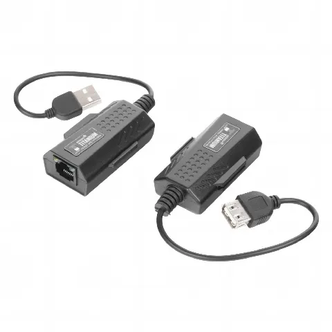 Kit extensor USB por cable UTP Cat 5 / 5e / 6 para Distancias de Hasta 50 Metros / Versión 2.0 