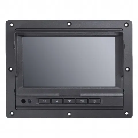 Monitor y Botones de 7 LCD / Compatible con DVR Móvil HIKVISION / Conector Tipo Aviación