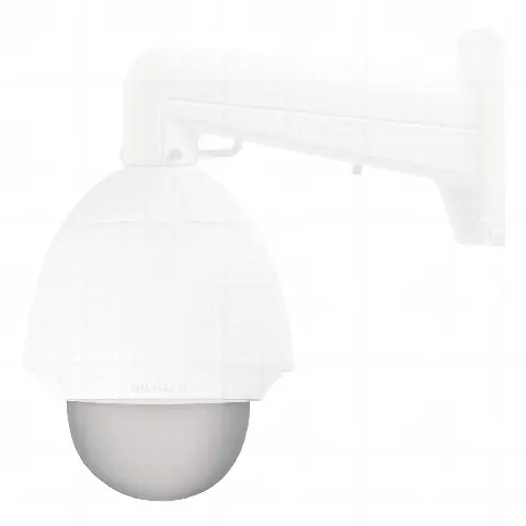 Burbuja Ahumada para Domos de 5  / Compatible con PTZ IP o TURBOHD / HIKVISION / epcom / Soporta IP66 / IK10