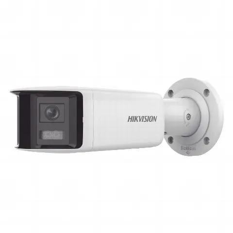 [ PROTECCIÓN ACTIVA ] Bala IP Panorámica 4 Megapixel / 2 Lentes 2.8 mm (180°) / Imagen a Color 24/7 (ColorVu) / PoE / WDR 130° / IP67 / ACUSENSE / Luz Estroboscópica y Alarma Audible / 40 mts Luz Blanca / Micro SD