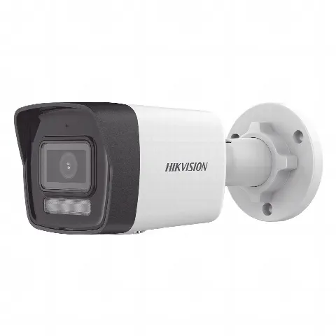 Bala IP 2 Megapixel / Lente 2.8 mm / Dual Light (30 mts IR + 20 mts Luz Blanca) / Micrófono Integrado / ACUSENSE Lite / Exterior IP67 / H.265 / PoE / ONVIF / Micro SD