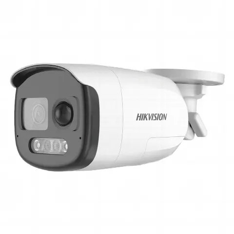 Bala TURBOHD 2 Megapixel (1080p) / Imagen a Color 24/7 / Lente 2.8 mm / Luz Blanca 40 mts / Exterior IP67 / WDR 130 dB / Sensor PIR / Sirena y Salida de Audio Integrada / Estrobo ROJO - AZUL / Micrófono Integrado