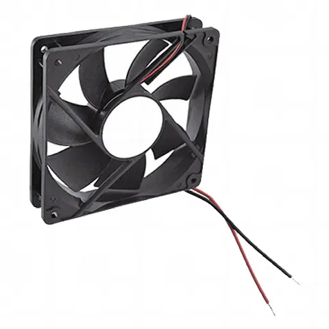 Ventilador Anticondensante Axial Cuadrado, 12Vcc, 120x120x25 mm, 75.0 CFM, 1.9 W, 161 mA, 2200 RPM.