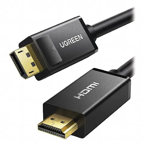 Cable DP Macho a HDMI Macho / Longitud 1.50 m (4.92 ft) / Soporta 4K@30Hz / Soporta 3D / Cobre Estañado 28AWG / Blindaje interno múltiple / Transmisión Unidireccional / Botón de Liberación / Chip de Última Generación