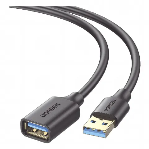 Cable Extensor USB 3.0 / 1 Metro / Macho-Hembra / 5 Gbps / Ultra Durabilidad / Núcleo de cobre estañado 28/22 AWG / Blindaje interior múltiple / Ideal para teclado, mouse , etc.