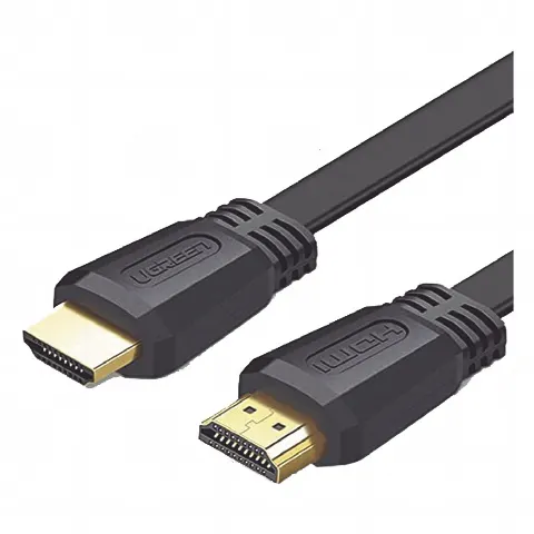 Cable HDMI 2.0 Plano de 1.5 m (4.92 ft) / 4K@60Hz / HDR / 3D / HEC (Canal Ethernet HDMI) / ARC (Canal de Retorno de Audio / Color Profundo de 48 bits / Audio de 32 canales / HDCP /Audio Dolby True HD 7.1 / 18 Gbps / Estañado y Triple Blindaje / Anti Interfer