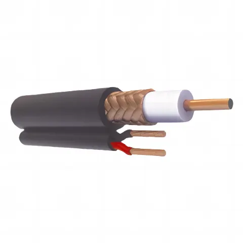 Bobina de 305 metros (1000 ft) de Cable RG59 Siamés, Malla de Cobre y Aluminio, CCA, HECHO EN MÉXICO, Optimizado para HD, Para uso en Intemperie.
