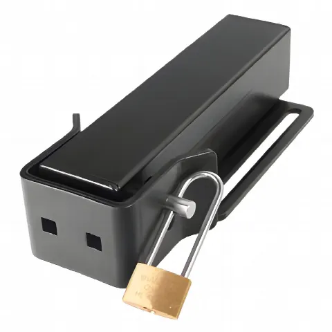 Cerradura Eléctrica / 12 VDC / 2 A / Puertas Abatibles Una Hoja / Compatible con Kit Motores