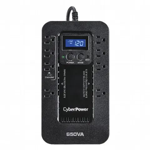 UPS / 650 VA / 390 W / Standby ECO / 120 Vca / 8 NEMA 5-15R / 526 J