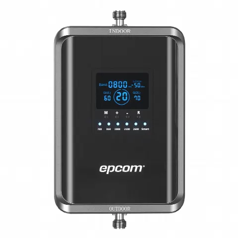 Amplificador de Señal Celular / Pentabanda 2G 3G 4G 5G VoLTE / 70 dB / 20 dBm / 1000 m² (10764 ft²) / Multioperador