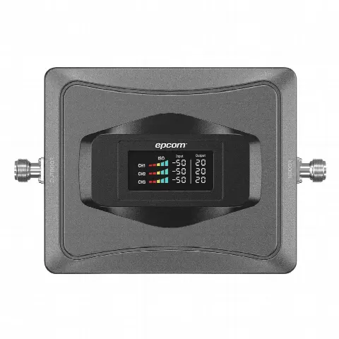 Amplificador de Señal Celular / Triple Banda 850/1900(+)/2100(+) MHz / Ganancia 68 dB / Cobertura 1000 m² (10764 ft²) / Compatibilidad Multioperador / Sin Configuración