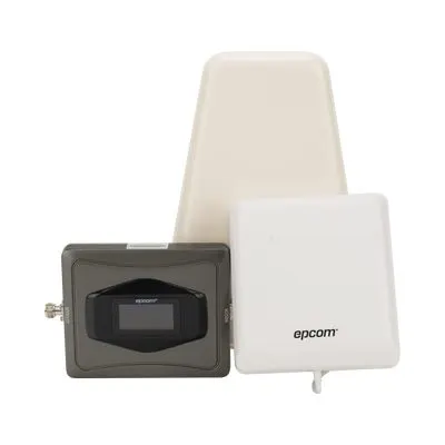 Amplificador Celular 4G / Triple Banda 850/1900/2100 MHz / Ganancia 68 dBm / Cobertura 600 m² / Kit Completo con Antenas y Cables
