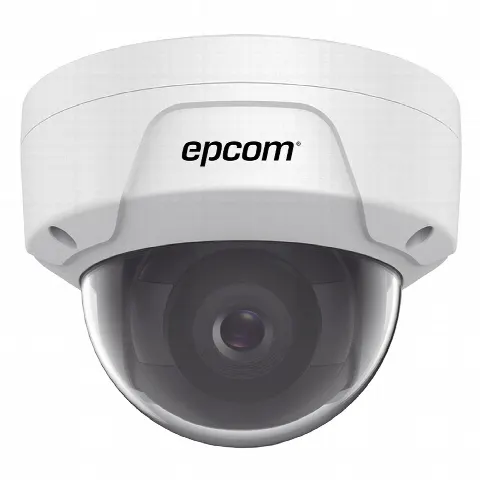 Cámara Domo IP / 4 Megapixel / Lente 2.8 mm / IR 30 m (98.4 ft) / WDR 120 dB / IP67 / IK10 / PoE / Exterior