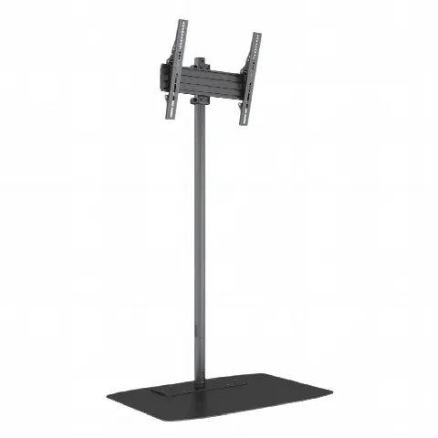 Soporte de Piso para Pantalla / Orientación Vertical y Horizontal / 32" a 75" / VESA 600 x 400 / Carga 50 kg (110 lbs) / Altura Ajustable 1.5 m (4.9 ft)