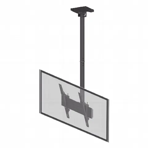 Soporte de Techo para Pantalla / 32" a 75" / VESA 100x100 a 400x400 / Carga Máxima 50 kg (110 lbs) / Inclinación y Rotación