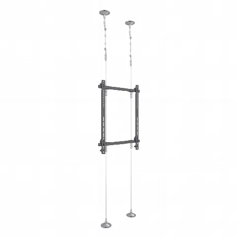 Soporte de Montaje Suelo a Techo / Pantallas 32" ~ 75" / Carga Máxima 30 kg / VESA 400 x 600 mm / Cableado de Acero