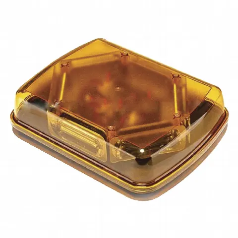 Mini Barra LED / 18 LEDs Ámbar / Tecnología Hyperlux / 25 Patrones / Montaje Magnético / 12 VCC / -40°C a 55°C (-40°F a 131°F)