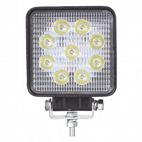Luz de Trabajo LED / 2300 Lúmenes / 27 Watts / IP67 / 10-30 Vcc / 4.3 Pulgadas / 5 Patrones de Destello