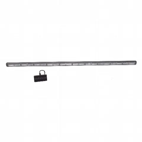 Barra de Luz de Advertencia / 10 Módulos de 6 LED / 49 Pulgadas / Ámbar / 18 Patrones de Destello / 10-30 VCC / 7.2 A / IP Resistente al Agua / Cable 10.5 m (34.4 ft)