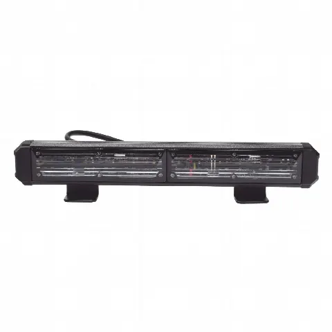 Barra de Luz de Advertencia / 2 Módulos LED / 11 Pulgadas (0.9 Pies) / Rojo-Azul / 10-30 VCC / 180°