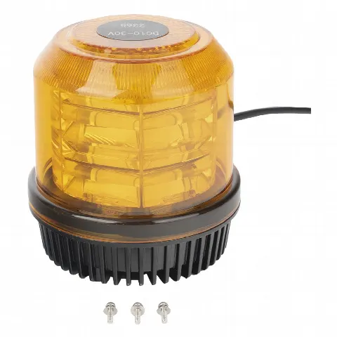 Burbuja de señalización / 12 LEDs ámbar / 10-30 VDC / IP66 / 24W / Ø115×126 mm (5 in) / 0.38×0.41 ft
