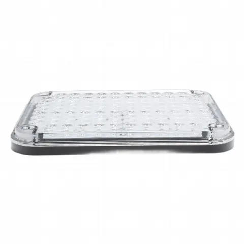 Luz de Advertencia LED / 104 LEDs / 9x7" / 12 VCC / Montaje Permanente / 2 Patrones de Destello