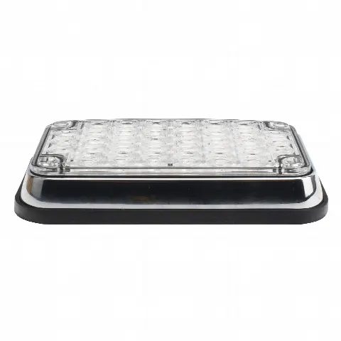 Luz de Advertencia LED / 6 x 4 pulgadas / Bicolor Rojo/Claro / 66 LED / 12 VCC / 10 Patrones de Destello