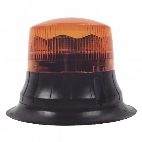 Burbuja LED de Señalización / 9 LEDs de Alta Intensidad / Ámbar / IP65 / Montaje Magnético / 12 VCC