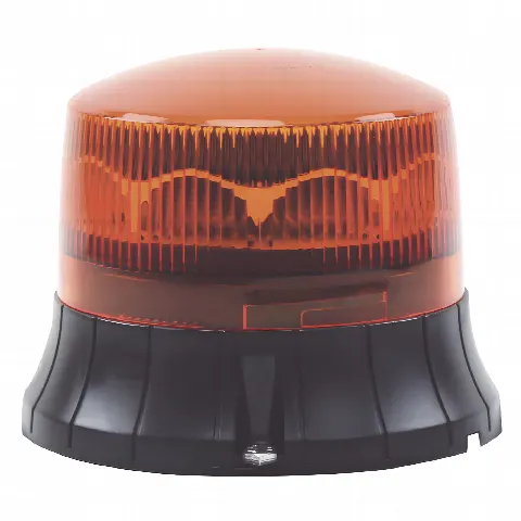 Burbuja LED Giratoria / Ámbar / 9 LEDs / 12-30 VCC / IP65 / Montaje Permanente